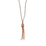 Knot Chain Necklace - Rose Gold Plated Silver 925