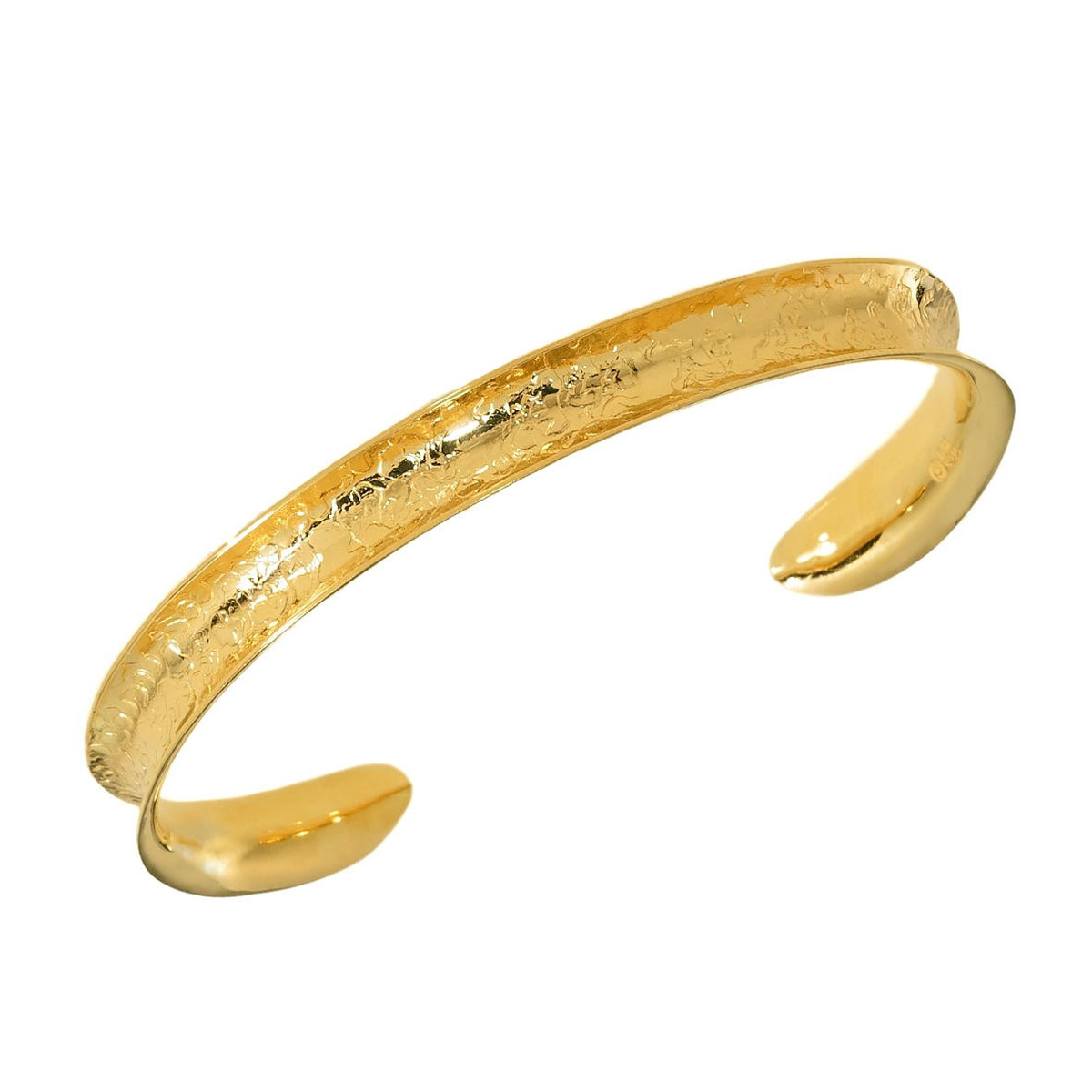 GREGIO Cuff Bracelet - Gold Plated Silver 925