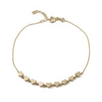 Βραχιόλι Αλυσίδα με Καρδιές - 14Κ Χρυσό