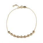 Βραχιόλι Αλυσίδα με Καρδιές - 14Κ Χρυσό - Image 2