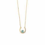 Petal Evil Eye Necklace