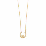 Κολιέ Μάτι σε Πέταλο - Χρυσό 14Κ - Image 3