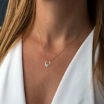 Κολιέ Μάτι σε Πέταλο - Χρυσό 14Κ - Image 2