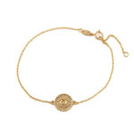 Βραχιόλι Στρογγυλό Μάτι - 14Κ Χρυσό