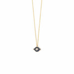 Blue Evil Eye Zircon Necklace