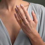 Δαχτυλίδι Δαντέλα - Επιχρυσωμένο Ασήμι 925 - Image 2