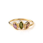 Watermelon Tourmaline Ring