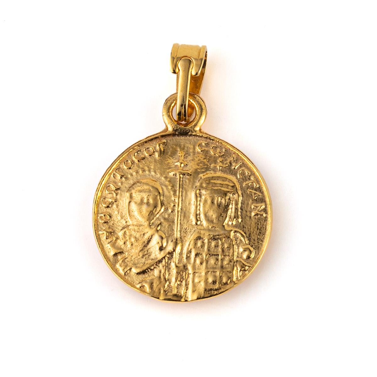 Constantine Coin Pendant – 14K Gold