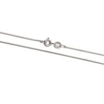 925 Sterling Silver Round Snake Chain 45 cm