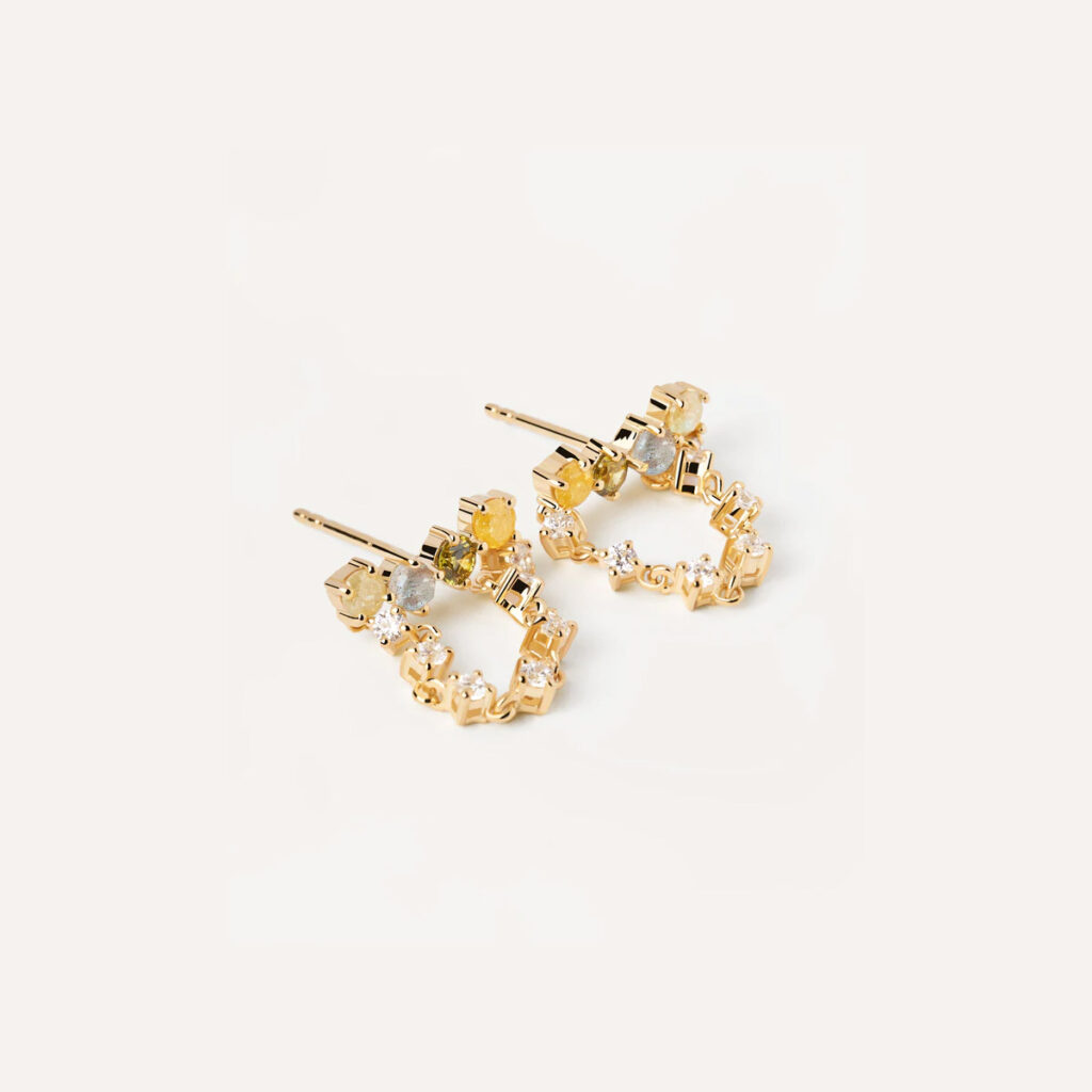 PD Paola Juno Gold Earrings - George Art Jewels