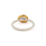 Δαχτυλίδι με London Topaz - Ασήμι 925 Επιχρυσωμένο - Image 3