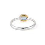 Δαχτυλίδι με Blue Topaz - Ασήμι 925 Επιχρυσωμένο - Image 3