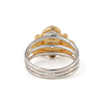 Δαχτυλίδι Aqua Marine Garnet Peridot - Ασήμι 925 Επιχρυσωμένο - Image 3