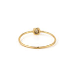 Pearl Stackable Ring - Sterling Silver and Gold Plated - Image 3