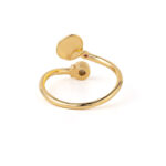 Δαχτυλίδι Κοχύλι με Ροδολίτη - Ασήμι 925 Επιχρυσωμένο - Image 3