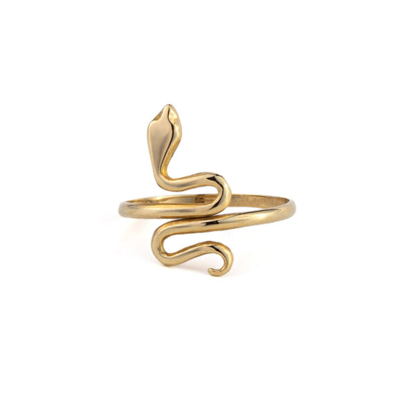 Δαχτυλίδι φίδι - Χρυσό 14Κ