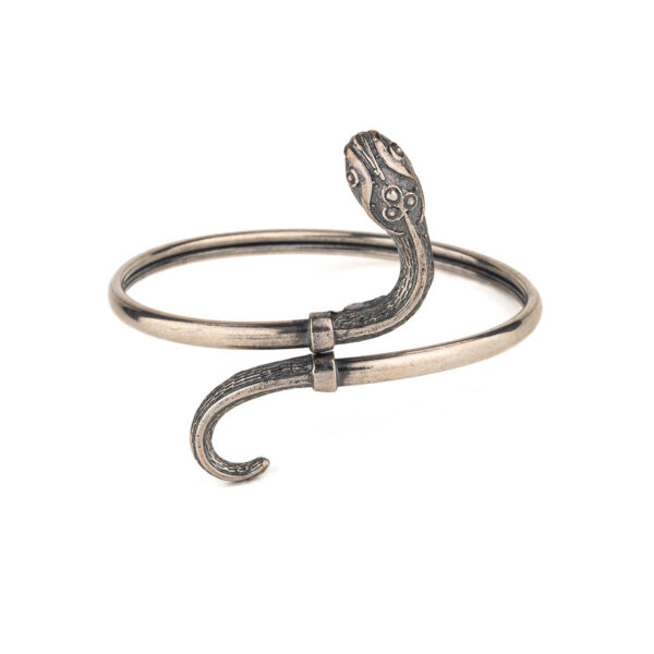 Snake Cuff Bracelet – 925 Sterling Silver
