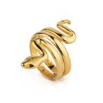 Snake Ring – Sterling Silver 925 and Gold Plated - Image 4