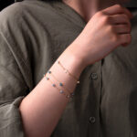 White Eyes Bracelet - 14k Gold - Image 2