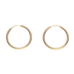 Sleeper Hoop Earrings - 14K Gold