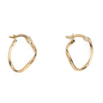 Στριφτά Σκουλαρίκια Κρίκοι – 14Κ Χρυσό