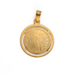 Constantinato Pendant in 9k Gold