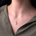 Μενταγιόν Κωνσταντινάτο Οβάλ – 9Κ Χρυσό - Image 2