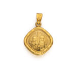 Μενταγιόν Κωνσταντινάτο Ρόμβος – 9Κ Χρυσό - Image 3