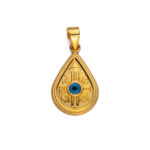 Konstantinato Pendant with Eye – 9K Gold