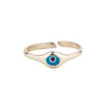 Stacking Blue Eye Ring