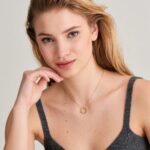 Κολιέ Ania Haie Luxe Circle Necklace - Ασήμι 925 Επιχρυσωμένο - Image 2