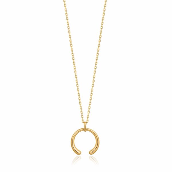 Κολιέ Ania Haie Luxe Curve - Ασήμι 925 Επιχρυσωμένο