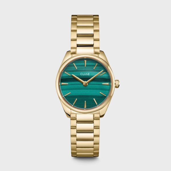 Cluse Féroce Mini Steel Green Gold Colour