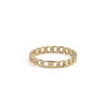9K Gold Chain Ring - Image 3