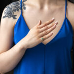 9K Gold Chain Ring - Image 2