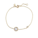 Βραχιόλι Στρογγυλό με Πέρλα - 9Κ Χρυσό