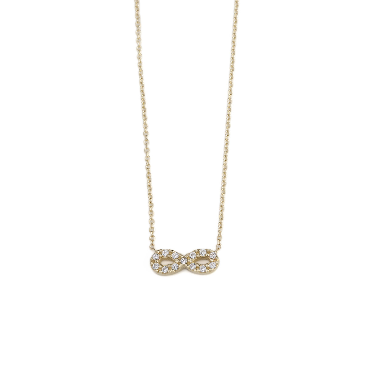 Infinity Necklace – 9K Gold
