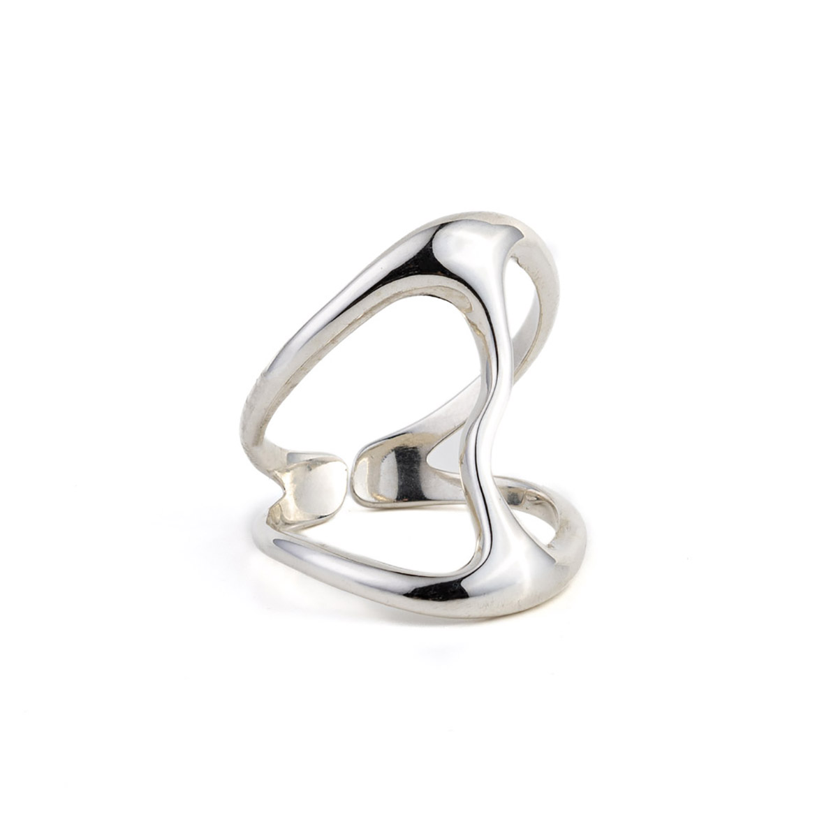 Lines Silver Ring