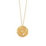 Pearl Coral Necklace - Sterling Silver Gold Plated