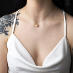 Pearl Necklace - Sterling Silver Gold Plated - Image 2