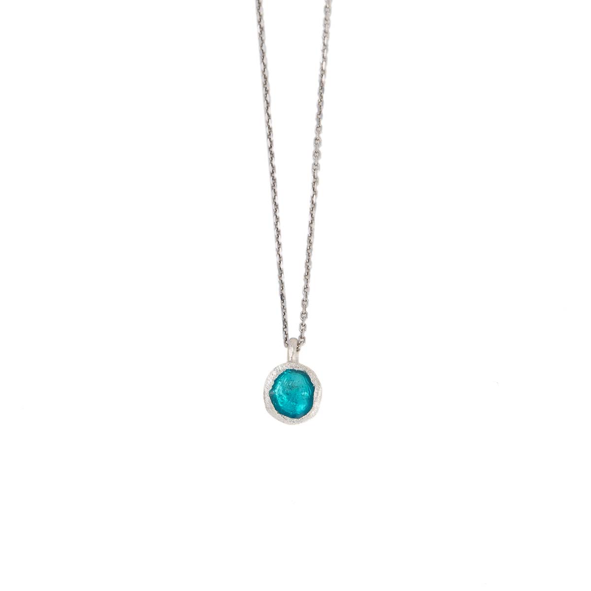 Turquoise Pendant Necklace – Silver 925