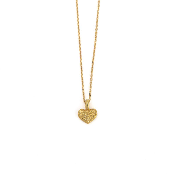 Heart Necklace - Gold Plated Silver 925