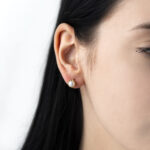 Σκουλαρίκια Καρφωτά με Πέρλα – Επιχρυσωμένο Ασήμι 925 - Image 2