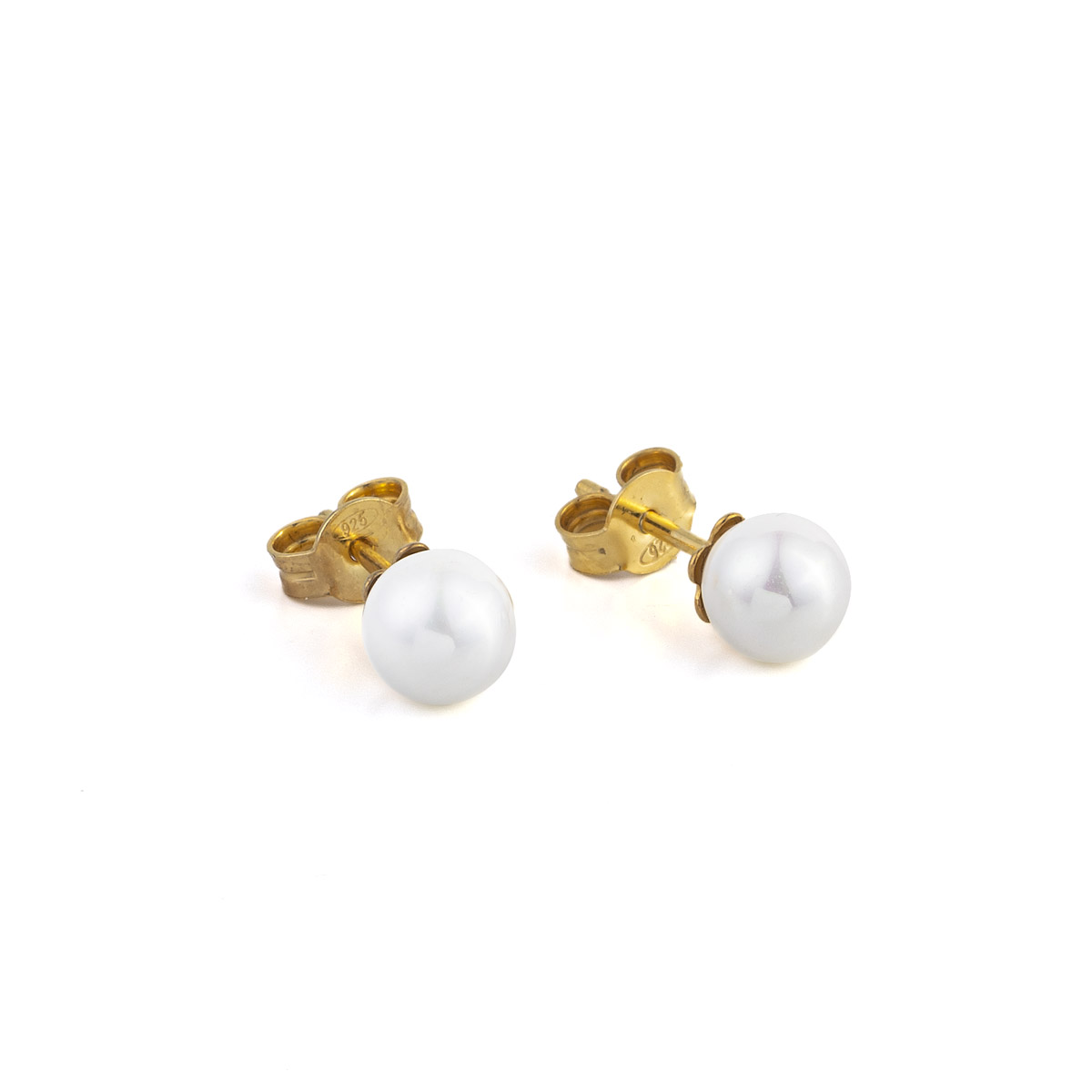 Simple Pearl Stud Earrings
