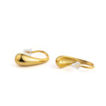 Σκουλαρίκια Σταγόνα - Επιχρυσωμένο Ασήμι 925 - Image 3