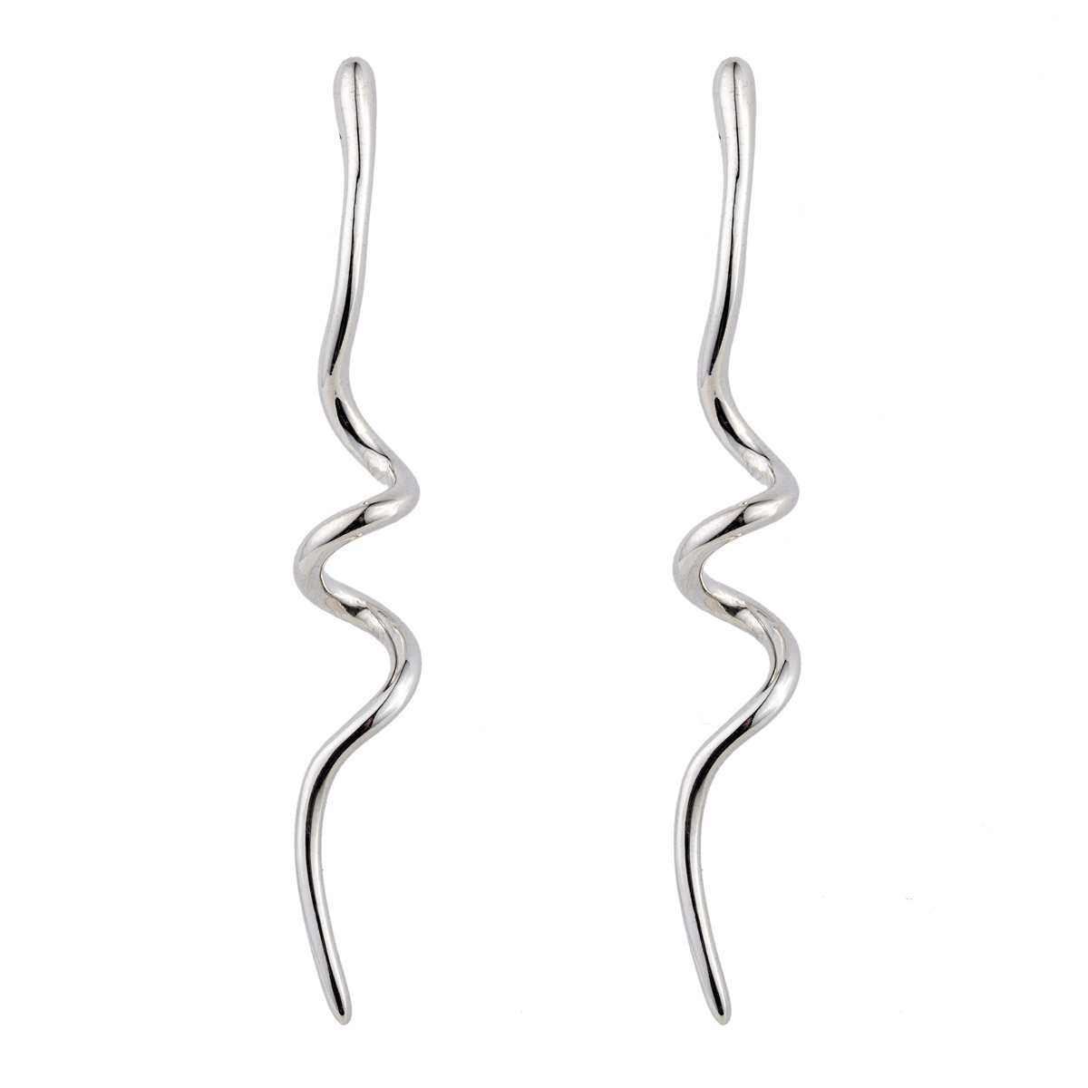 Spiral Earrings - Silver 925