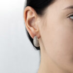 Curved Earrings - Silver 925