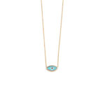 Evil Eye Gold Necklace – 9K