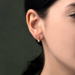 Pearl Leaf Earrings - 925 Sterling Silver and Gold Plated