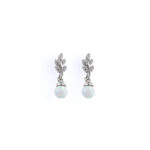 Opal Leaf Earrings